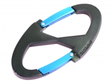 Multi-Color Aluminum Double Hook Carabiner